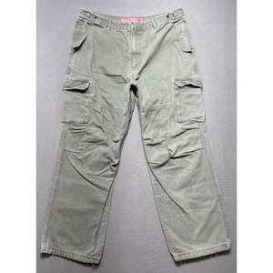 Vintage Mossimo Cargo Supply Pants Mens 38x32 (36X30)‎ Grunge Baggy Distress Y2K